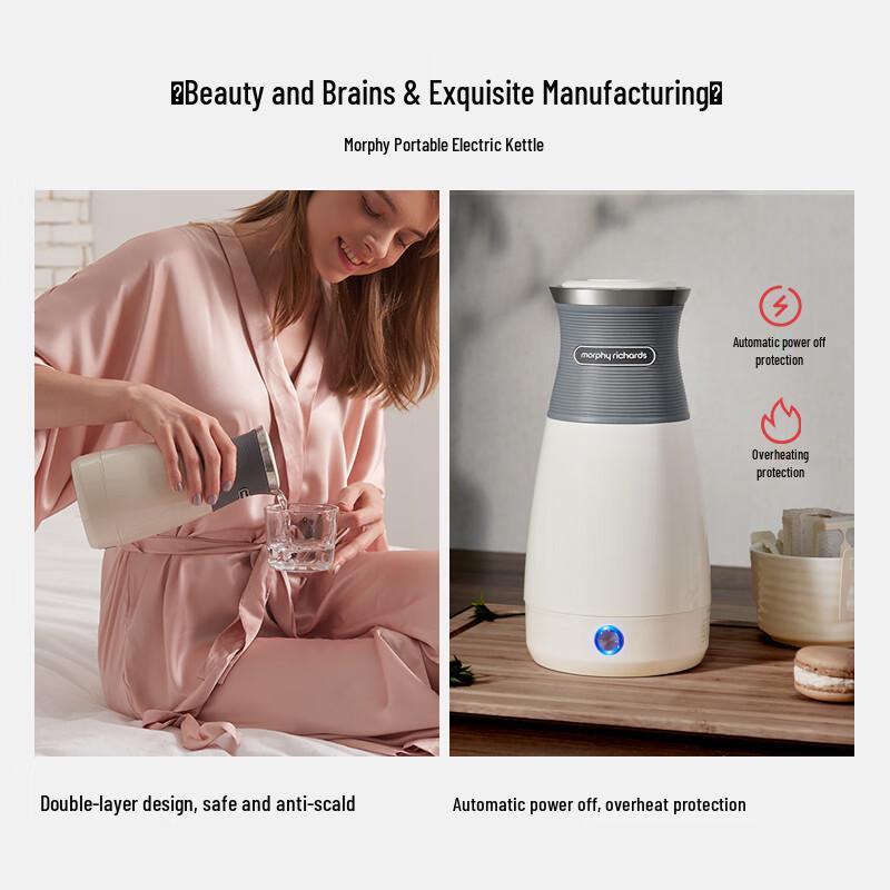 Morphy Richards MR6090 Portable Electric Kettle CN plug (adapter included)
