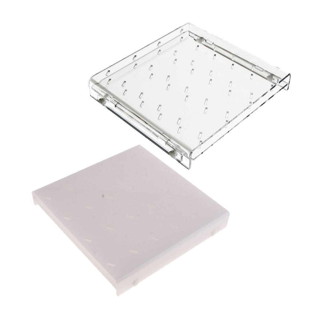 Plastic Ice Sucker Board Holder 24 Slot DIY Dessert Stand for Bakery Shop Buffet and Wedding Accessories
