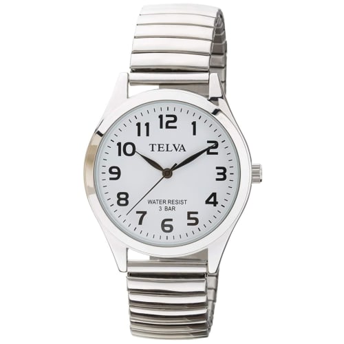 Klefer Men's Analog Waterproof Watch with Metal Band, Silver, TE-AM149-WTS