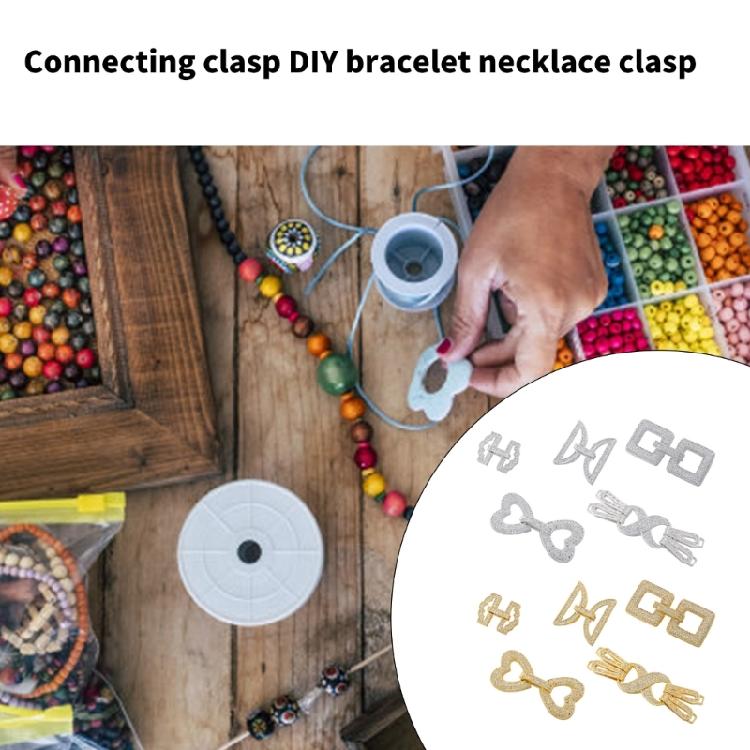 Full Zirconia Detailed DIY Jewelry Clasps Fashionable DIY Handcraft Clasp Selection with Micro Paved Zircon for Jewelry