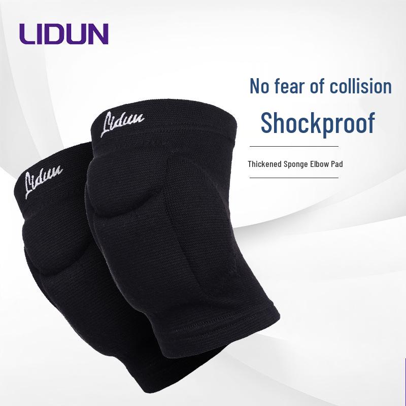 

Дышащая EVA противоударная губчатая налокотник для волейбола, футбола, вратарского спорта и спортивного коленопреклонения Small чёрный