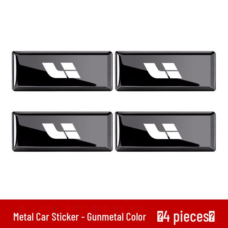 Metal Car Emblem Sticker for Li Auto L6/L7/L8/L9/MEGA/ONE – Creative & Personalized Decorative Accessory