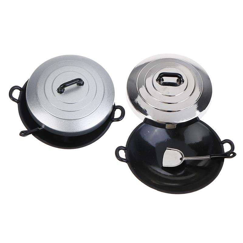 Κινέζικο Wok Κουζίνα Μαγειρικά Σκεύη Αξεσουάρ Κλίμακα 1/12 Μινιατούρα Κουκλόσπιτο