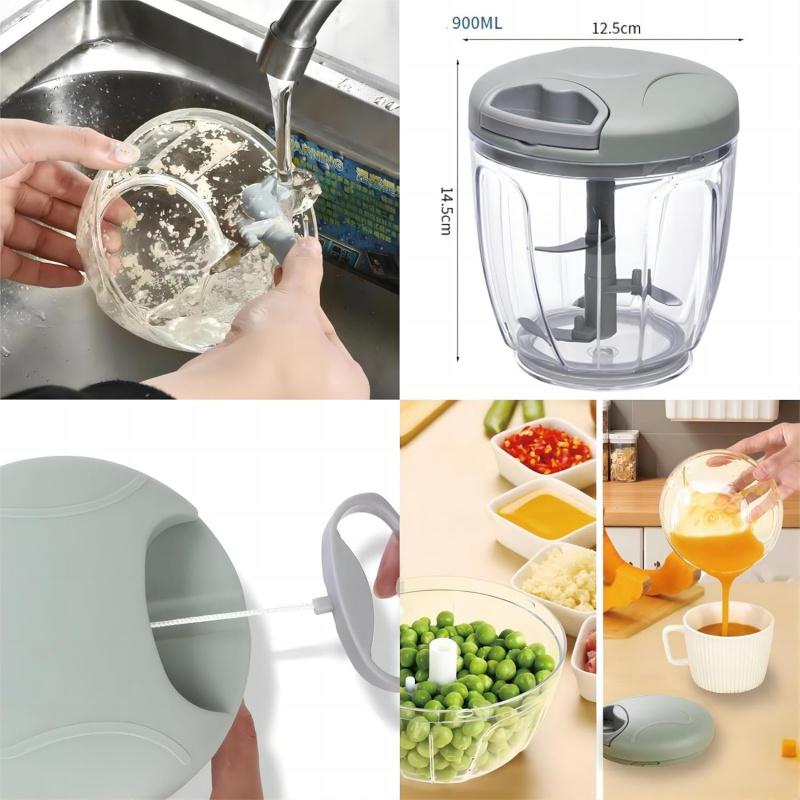 1 piece Manual meat grinder garlic mincer rotary garlic press vegetable onion cutter kitchen cooking accessories for Home
