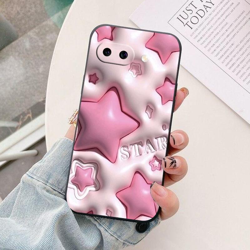 For Google Pixel 9a Case Black Silicon Soft TPU Phone Cases for Google Pixel 9a 9 A Protective Back Shells Coque Pixel9A Fundas