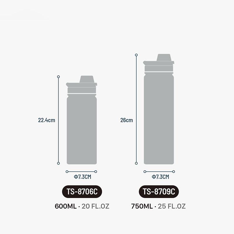 New Stainless Steel Insulated Travel Mug Portable Outdoor Travel Bottle Direct-Drink Car-Friendly Handle Cup