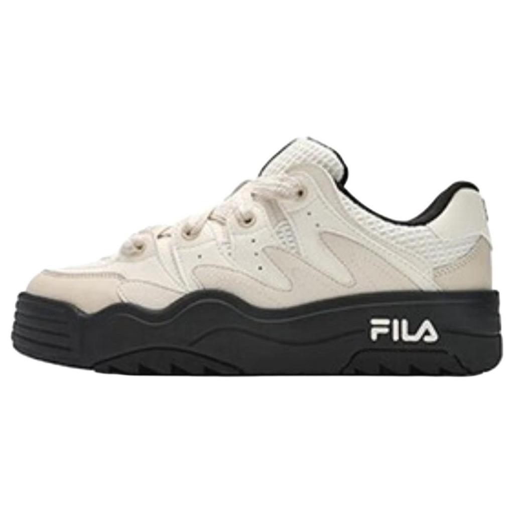 Fila Rosetta Красочная Ткань Синтетическая Кожа Удобные Универсальные Низкие Повседневные Кроссовки Женские кроссовки Черный Белый F12W411204FGA