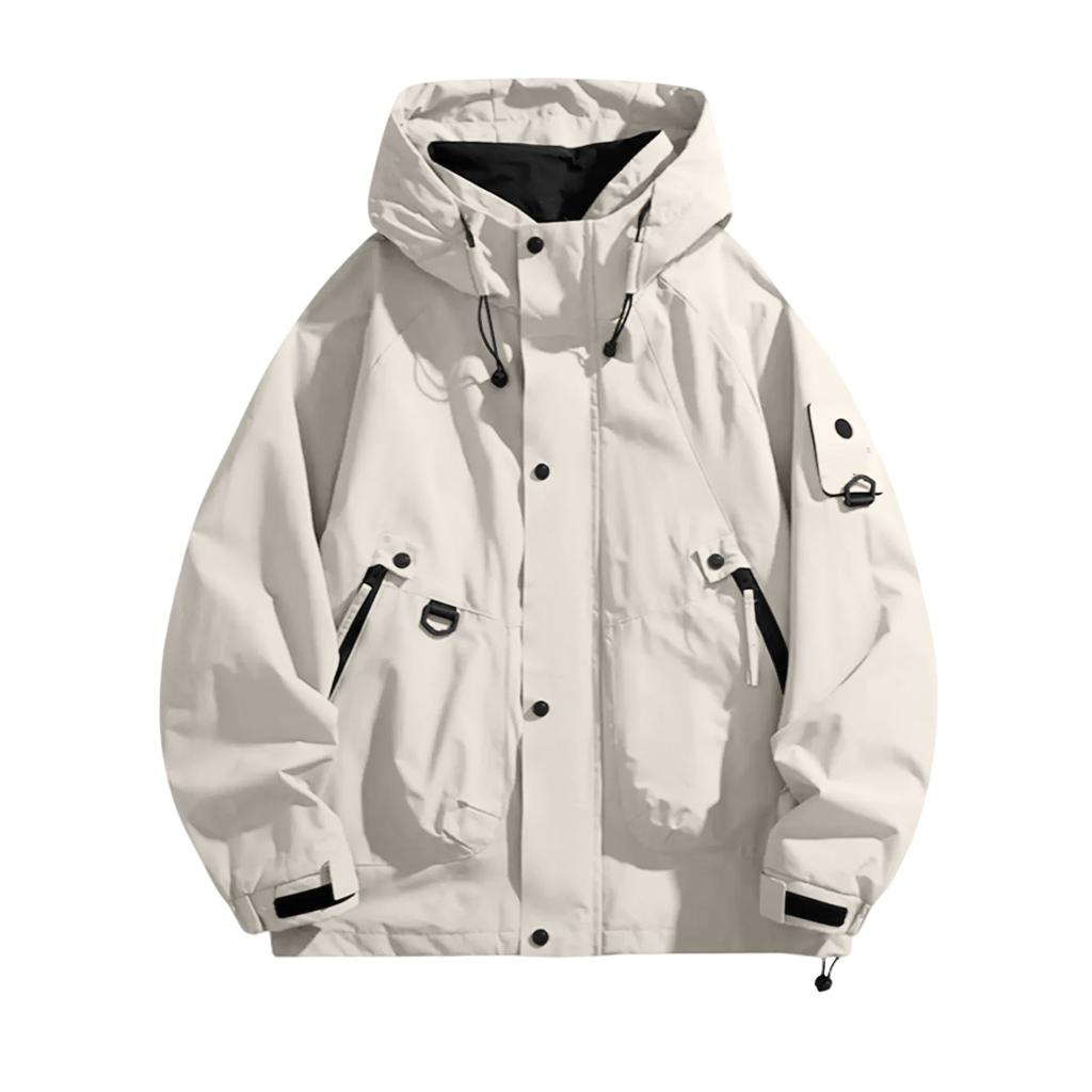 Women's Solid Color Long Sleeved Hooded Outdoor Suit Windproof And Thin Jacket