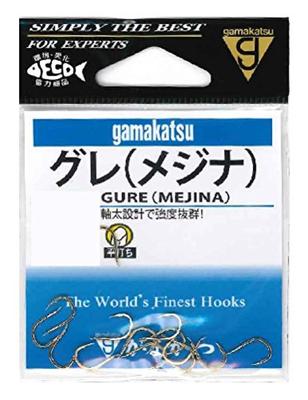 Gamakatsu Graufisch (Mejina) Haken Gold Größe 9 Angelhaken