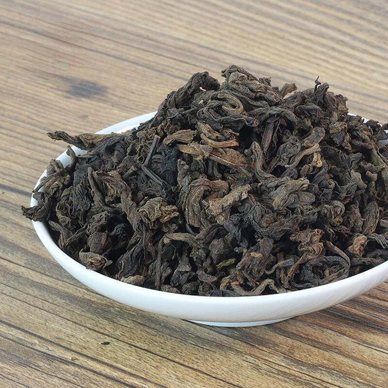 100g Menghai Zralý Puerh Čajový Sáček Balení Pu-erh Sypaný Čaj Yunnan Pu'er Čaj