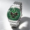 Men's Quartz Watch SKMEI Chronograph Stainless Steel Business 9348
