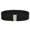 Elastic Belt Women's Black Wide Decorative Elastic Dress with Skirt Fashionable Thin Waist Seal with Belt