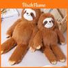Plush Sloth Stuffed Animal Toy With Pp Cotton Filling For Kids And Adults