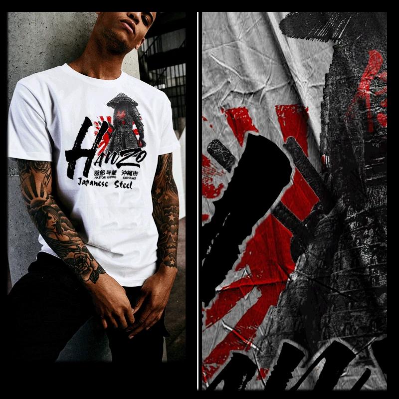 Samurai t-shirt bushido code Hattori Hanzo sword Japan Ronin Japanese steel S