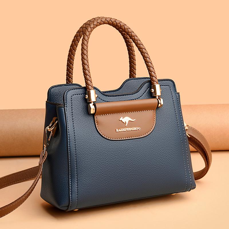 Genuine Brand Handbags For Women 2024 Luxury Ladies Hand Bag Female Leather Shoulder Top-Handle Crossbody Bags Casual Tote Sac