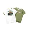 Summer Korean Version of the New Children's Sports Short Sleeve Big Children Pure Cotton Printed Sweatshirt Boy Short Sleeve T-shirt