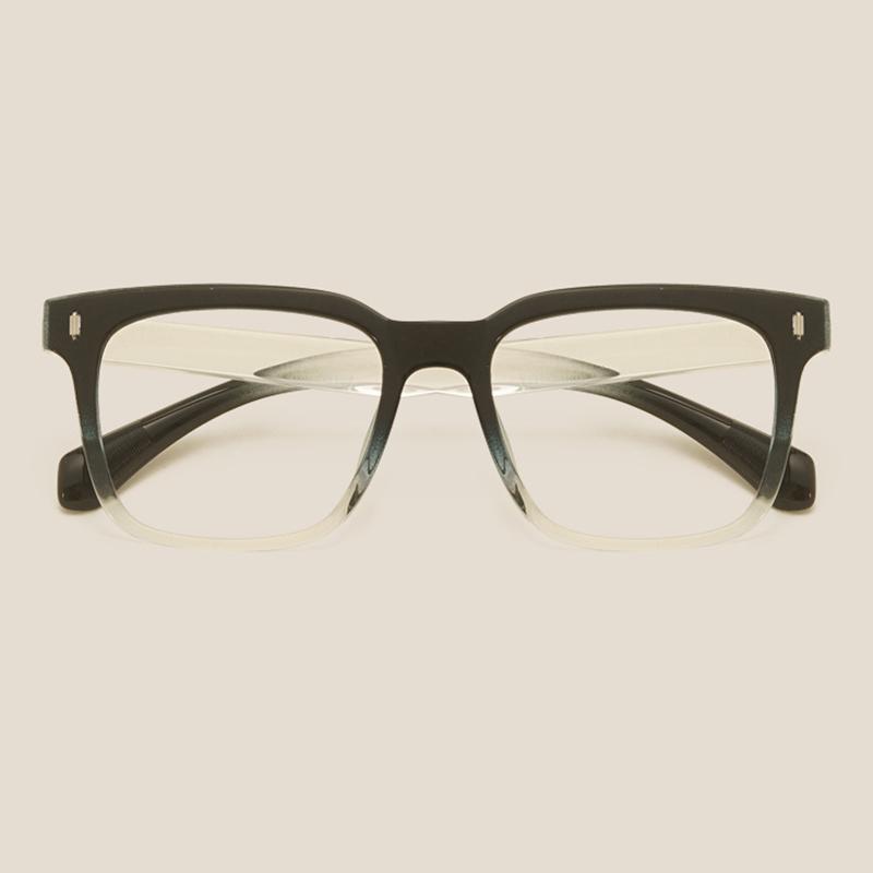 

Square Ultralight Oversized Frame Anti Blue Light Glasses Men Clear Lens Optical Eyewear