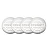 4 Piezas 56mm Emblema de Aluminio Tapacubos Centrales para Rueda de Coche Pegatina Para Nissan X-trail Qashqai Note Juke Sentra Patrol Leaf Nismo GTR DEJAH1