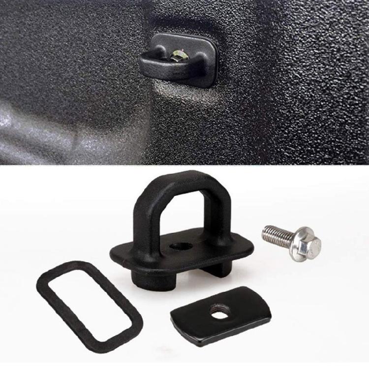 Truck Bed Cargo Anchors set Robusts Aluminum Tie Down Accessory Tie Down Brackets Simple Installs for Secure Transport