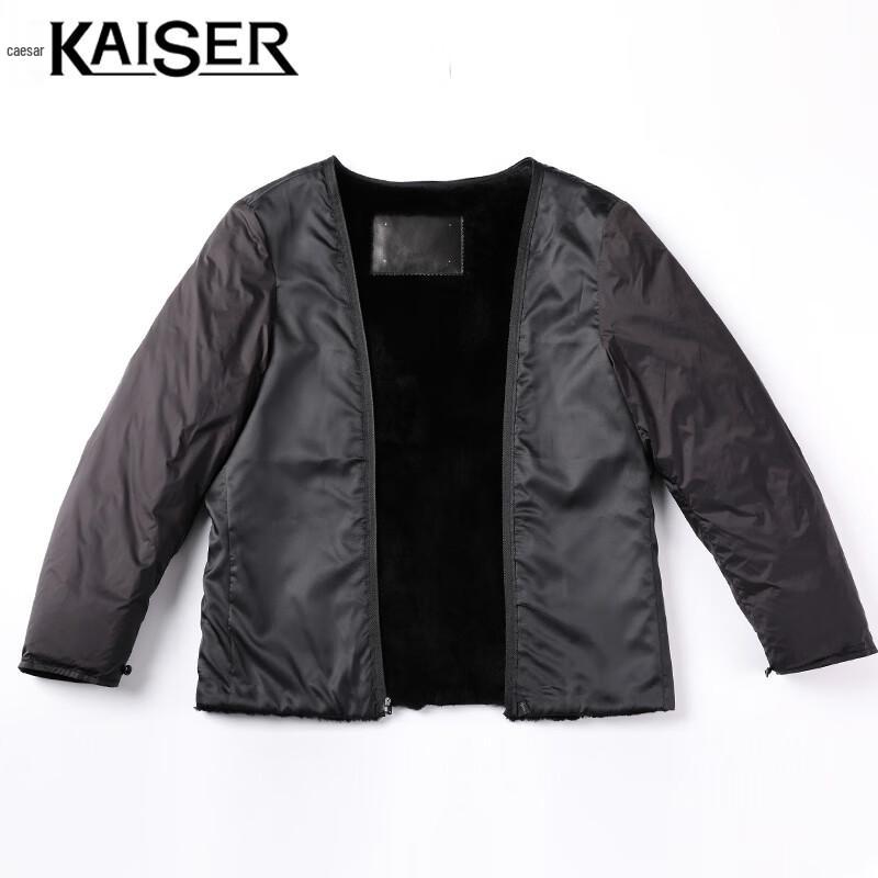 Caesar Men's Mink & Rabbit Fur Lined Jacket