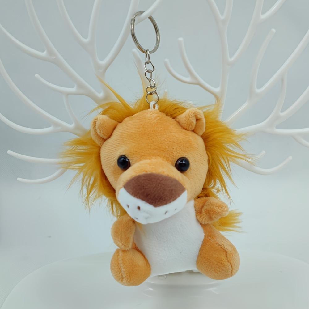 6 Pieces Mini Stuffed Forest Animals Plush Toys 4 Inch Cute Elephant Lion Giraffe Best Gift for Thanksgiving Christmas New Year
