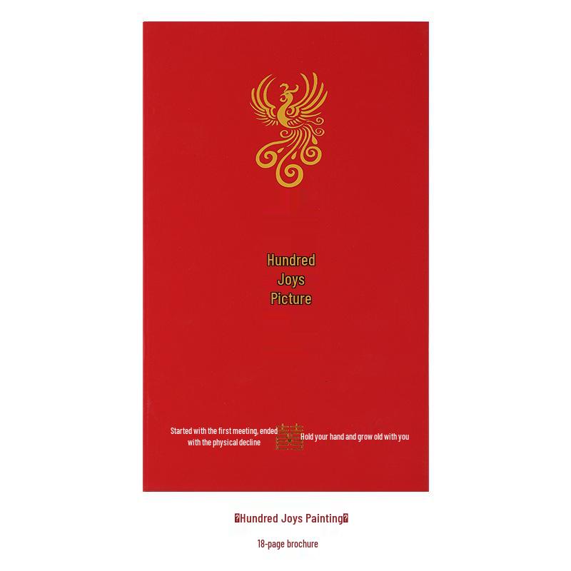 Hundred Happinesses Diagram Gift Box: Foldable Stamp Collection & Museum Stamp Book Set