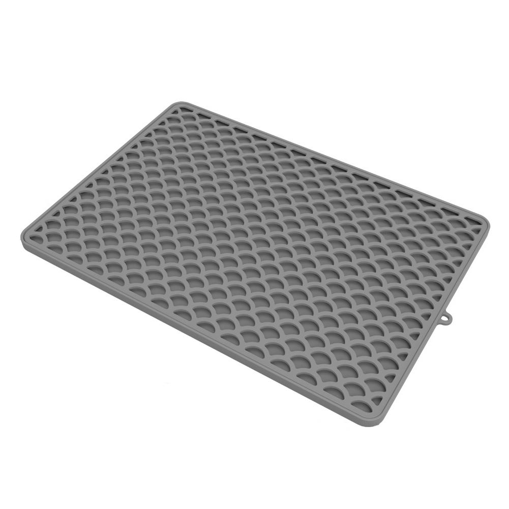 

Litter Cleaning Detachable Litter Mat 0.39 Inches Depth Food-Grade Materials Innovative Structure For Single-Cat Litter Boxes серый