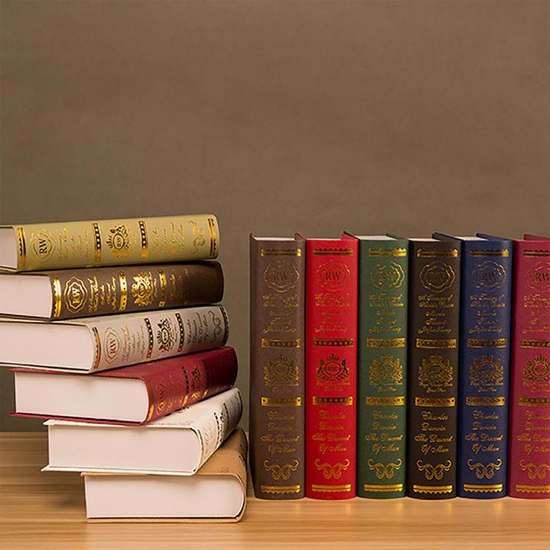 Decorazione Casa Libro Simulazione Libro Finto Oggetti di Scena per Foto Ornamenti Libri Decorativi per Ingresso Modello Dimensioni e Colore Casuali