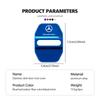 For Benz 4PCS Fashion Stainless Steel Car Covers Door Lock Protecting Cover Exclusive AMG W124 W203 W204 SPRINTER V CLASS VIANO