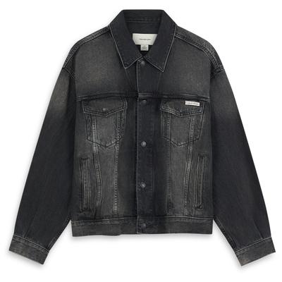 Retro Amerikanische Jeansjacke Herren Jacken Denim-Grau 4RB796G