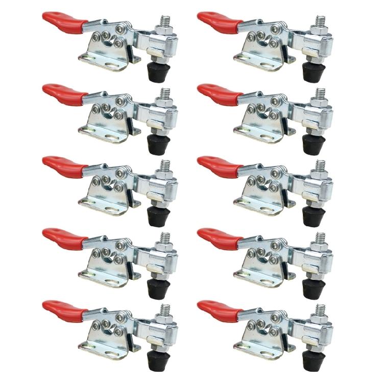 Clamping Tool Toggle Clamp Antislip Red Horizontal Clamp For Efficient Woodworking And DIY Projects