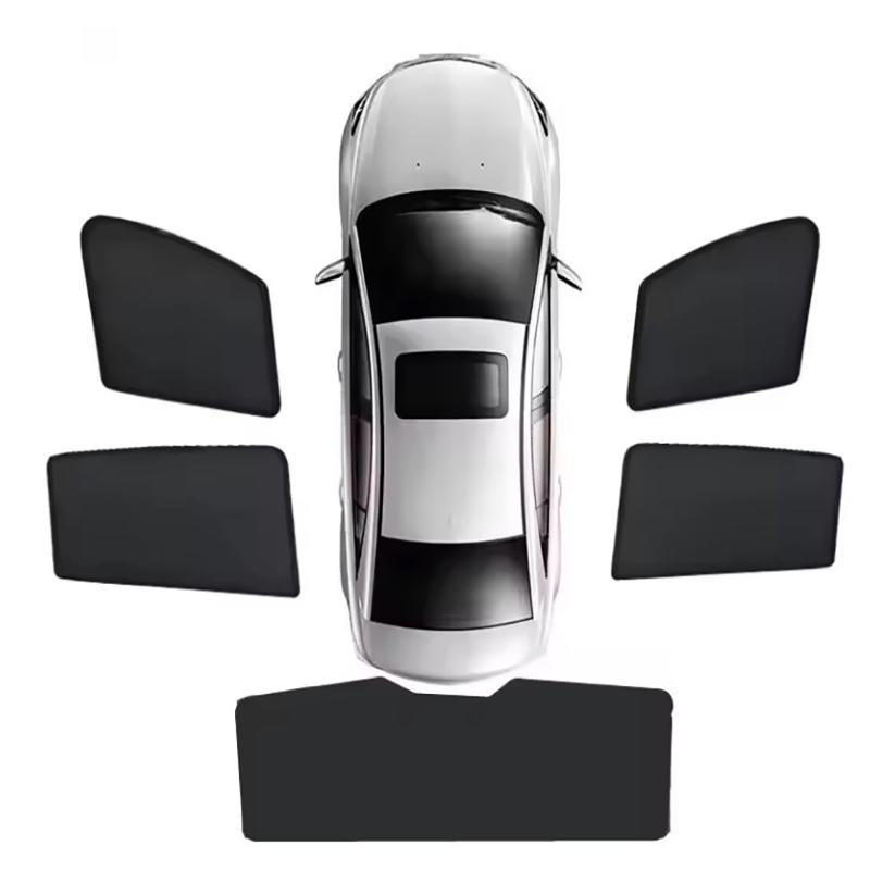 For Hyundai Ioniq AE 2017-  Car Magnetic Mesh Sunshade Anti-UV Coverage Sunshade Sunscreen Privacy Protection Auto Parts