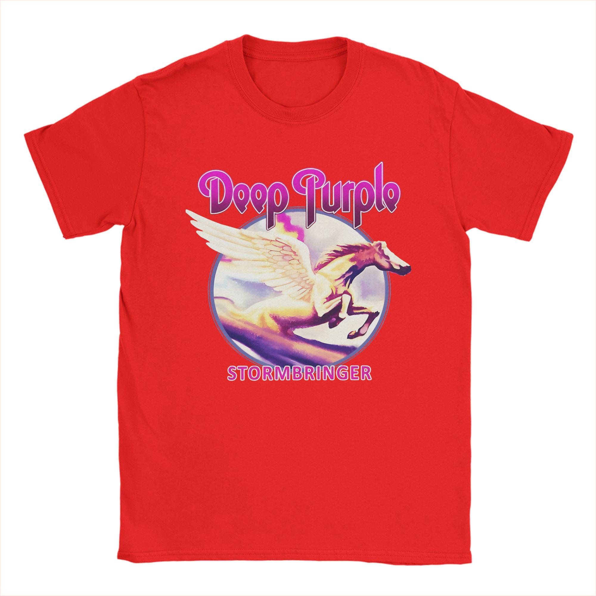 

Band Deep Purple Art Cotton TShirt For Unisex Summer Y2K Funny T Shirts O Neck Harajuku Tee Shirt Big Size Dropshipping Clothing S