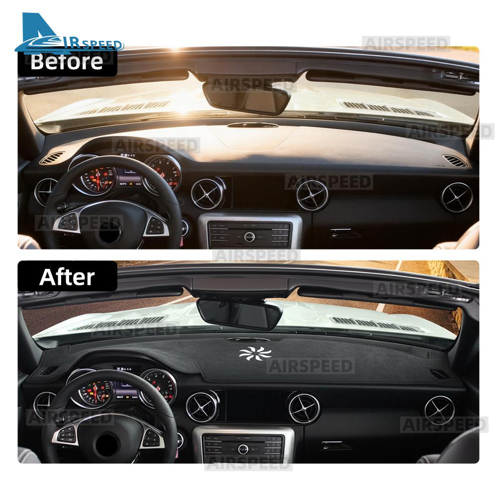 Car Dashboard Cover Pad For Mercedes Benz SLK SLC R172 2011-2020 Anti-UV Sunshade Protector Dash Mat Non-slip Pads