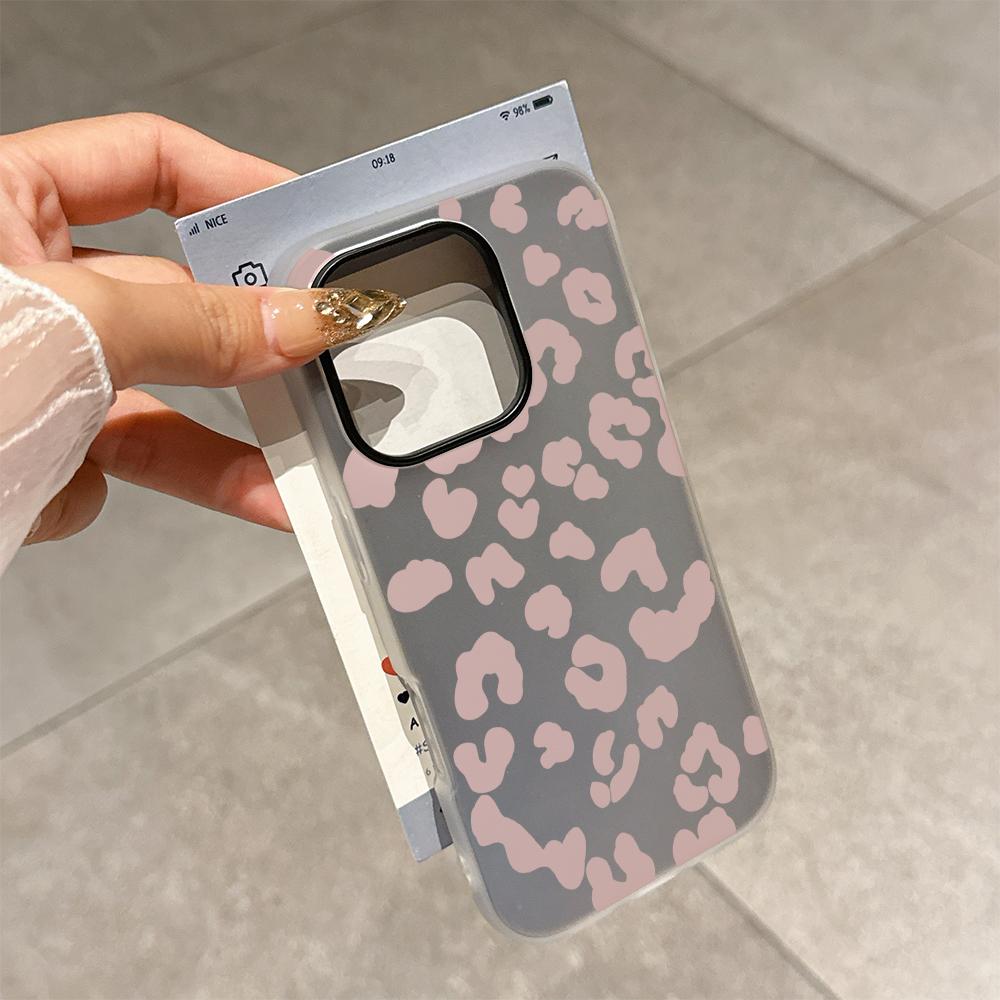 Leopard Print Phone Case For Samsung Galaxy A55 A54 A15 A14 A34 A24 A35 A06 S22 S21 FE S20 Plus 20 Ultra A05 A05S A04 A04E