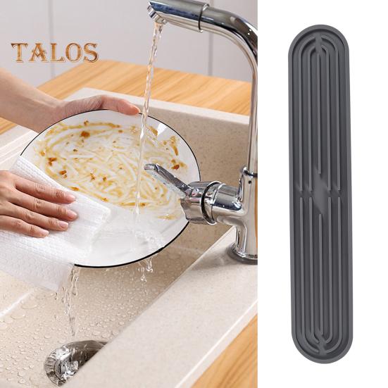 Drain Mat Flexible Silicone Sink Drain Pad Anti-Slip Silicone Countertop Protection Mat for Home