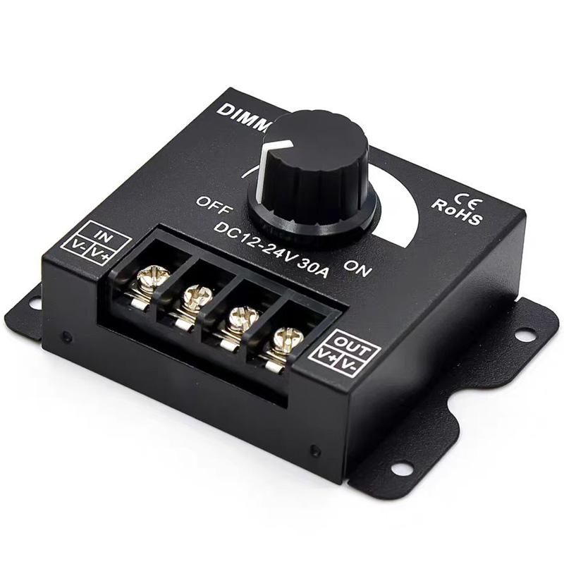 

светодиодный диммер для жесткой и мягкой светодиодной ленты, регулятор яркости, ручка DIMMER 12V/24V30A