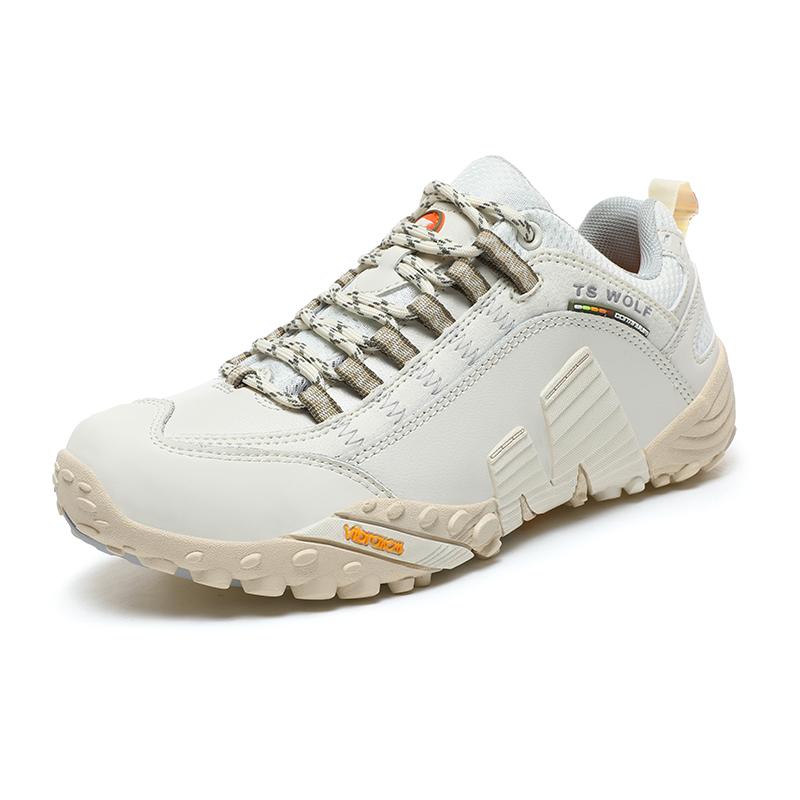 Mens Hiking Shoes High-quality Leather Comfortable Non Slip Outdoor Sneakers Mountain Wear Resistant Breathable Trekking Shoes