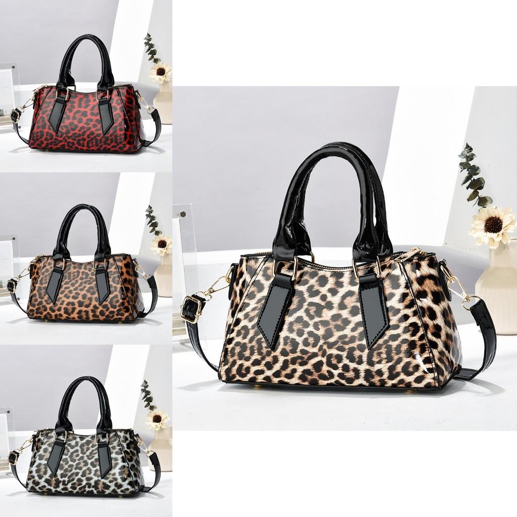 Large Capacity Trendy Shoulder Bag In Leopard Print For Daily Urban Use Women By