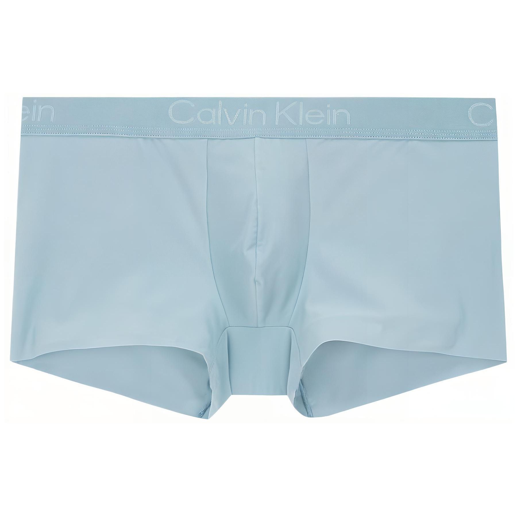 

Calvin Klein Low Rise Letter Minimalist Cool Feel Antibacterial Boxer Briefs Men Underwear Sky-Blue NB3634-CYA M