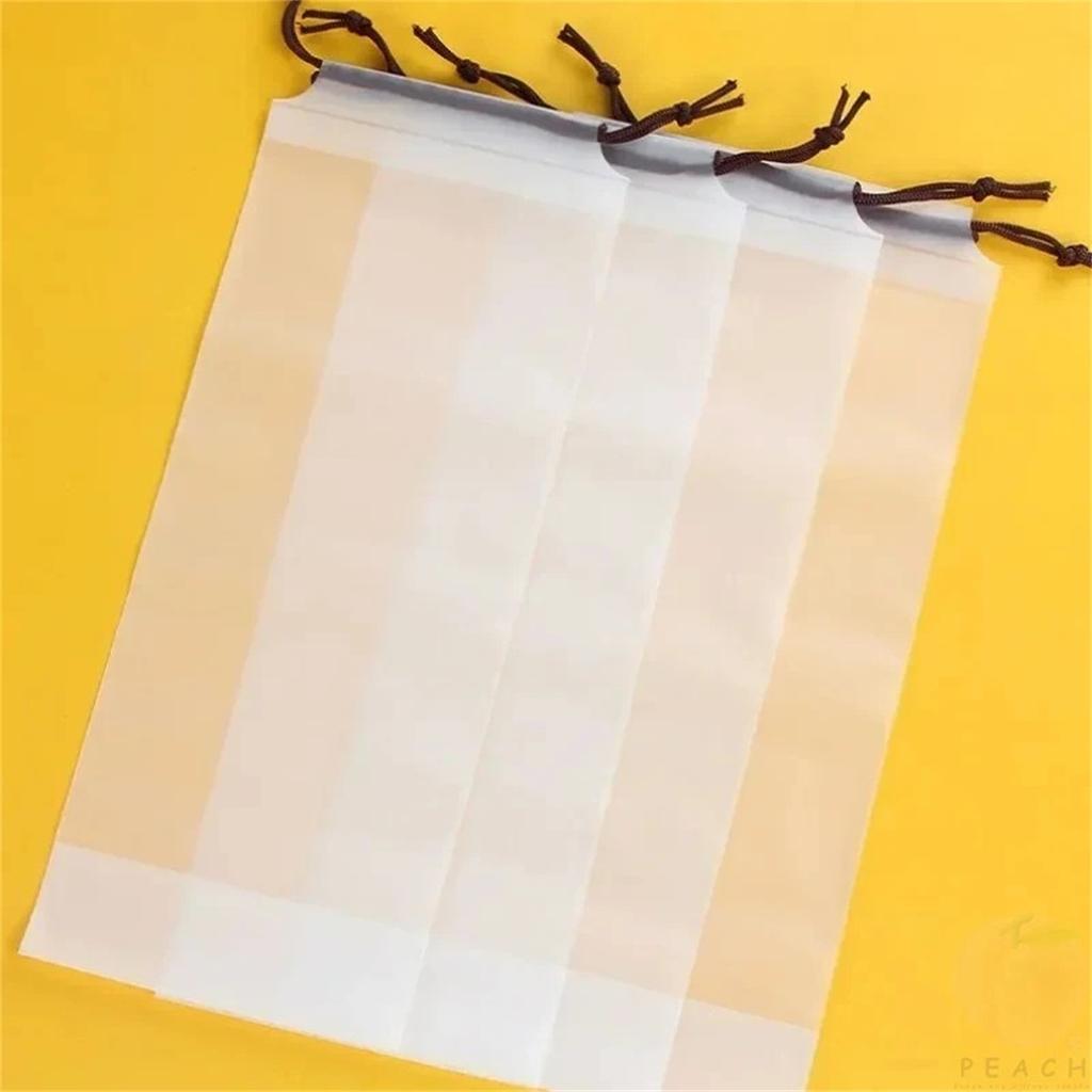 5/50pcs Transparent Waterproof Umbrella Storage Bag Exquisite Reusable Drawstring Bag Home Storage Organizer Trend Accessories