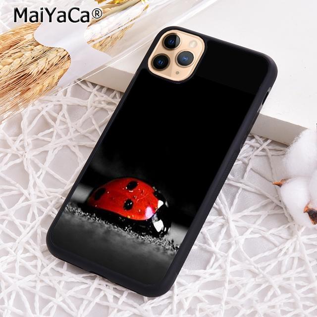 

11 ярких божьих коровок Чехол-оболочка для iPhone 17 Air 12 13 16 pro max 15 14 plus Чехол coque iPhone 13pro max