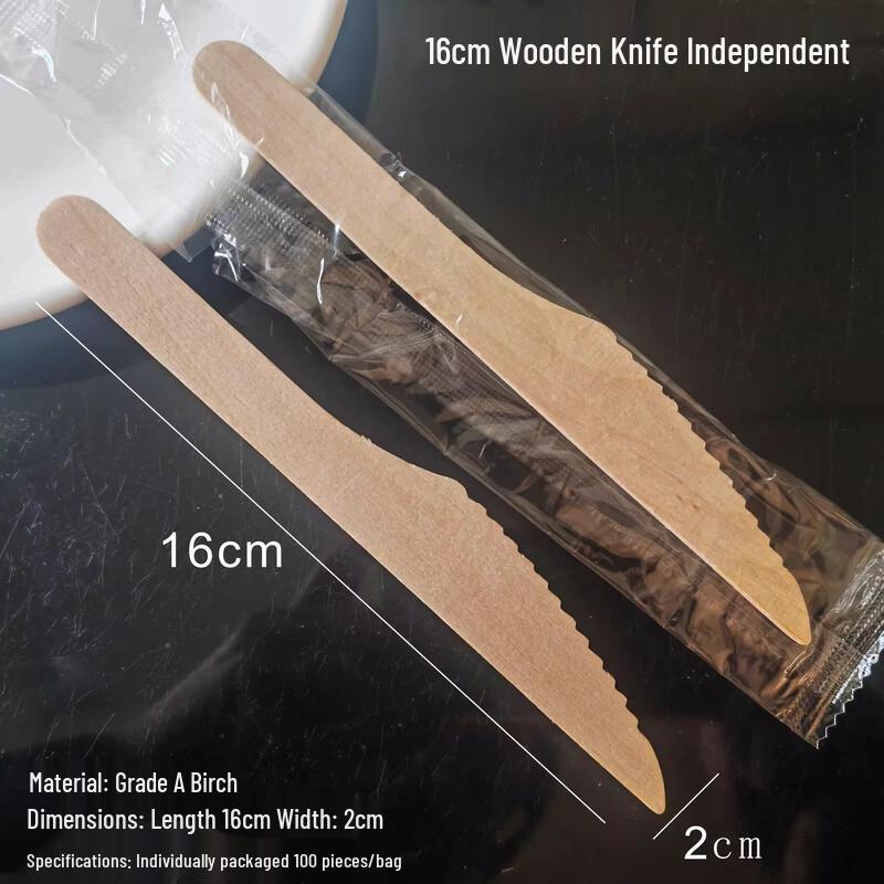 Disposable Birch Wood Knives
