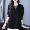Frühlings- und Herbst-Sweatshirts im chinesischen Stil Damen-Pullover Lässige Sweatshirts Oberteile Weiblich