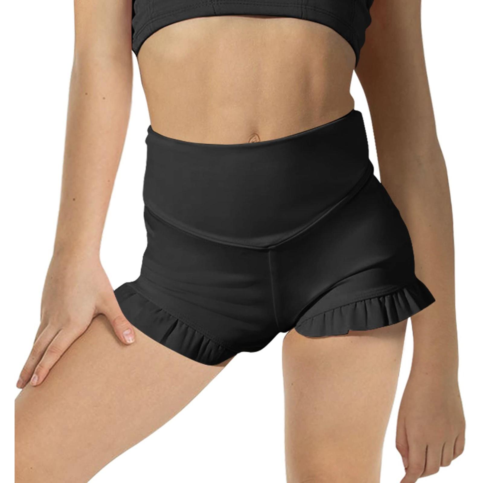 Summer Girls  Ruffled Shorts Swimming Shorts, Casual Fitness Shorts Beach Shorts 120