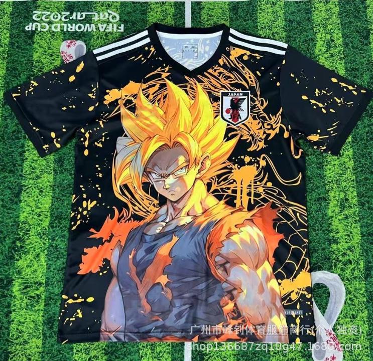 Maillot de football animé Coupe du Monde 2026, maillot thème dessin animé japonais, maillot de sport respirant pour l'entraînement