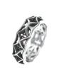 Vivus Ventana Edge Antique Silver Ring