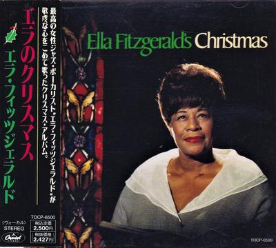 CD ELLA FITZGERALD - Ella's Christmas  TOCP6500 Capitol Records 1990 Japão ObiJazz Usado