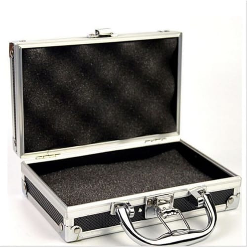 Kxptso Portable Tool Box/Storage Case, Portable, Heavy-Duty Organizer, Hard Carry, Practical Storage, Aluminum Alloy Toolbox, Travel Carry Case with D