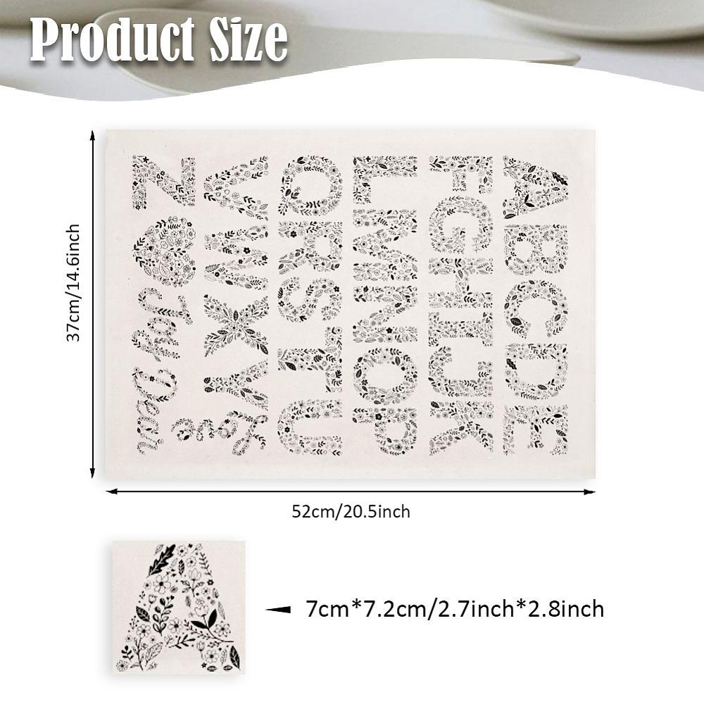 Paper Ceramic Decals Pottery Ceramics Clay Transfer Paper Underglaze Flower Paper Letter 520x370mm Pattern: 48x33mm